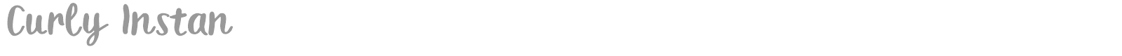 Curly Instan font preview